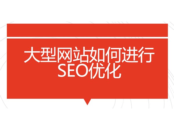 大型網(wǎng)站SEO優(yōu)化12步曲